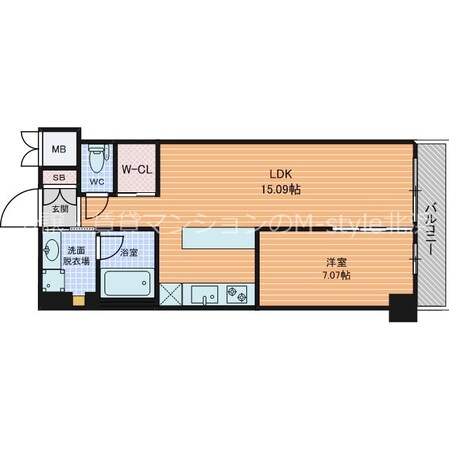 プレジオ本町の物件間取画像